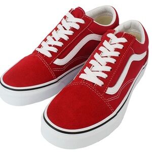 Vans Men's Bold Red Sneakers